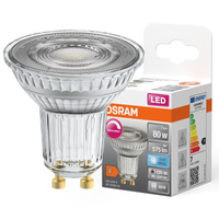 LED žiarovka PAR16 reflektor GU10 7W = 80W 575lm 4000K neutrálna biela CRI90 36° Stmievateľná SUPERSTAR Osram