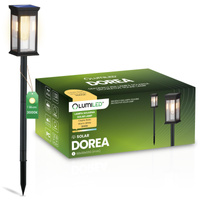 LED DOREA Solar Garden Outdoor Driven IP65 Dekoratívne pólové svietidlo LUMILED