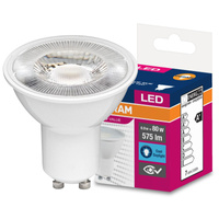 LED žiarovka PAR16 reflektor GU10 6,9W = 50W 575lm 6500K studená biela 120° VALUE Osram