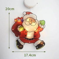 LED prívesok Santa Claus 3xAAA 20cm 2700K LVT