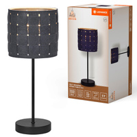 Stolná lampa Stolné svietidlo Stojace dekoratívne E14 Sivá USB-C Dekor Ledvance