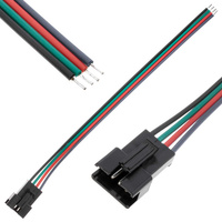 Konektor samec pre 4PIN RGB LED pásik s 10 mm káblom