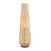 Dekoratívna stojaca lampa E27 béžová BAMBOO NATURAL Sanico Goldlux