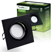 Svietidlo HALOGEN GU10 MR16 Square Black CASSIO LUMILED