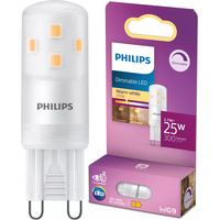 LED žiarovka G9 kapsula 2,7W = 25W 300lm 2700K teplá biela 320° Dimmable Philips