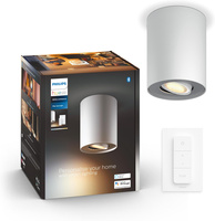 LED stropné svietidlo TUBA SPOT 4,2 W 400 lm IP20 White Ambiance TW White Smart SMART Zigbee Bluetooth + diaľkový ovládač Pillar Philips HUE