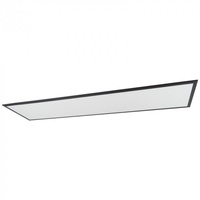 LED panel 120x30 Zápustná zapustená vanička 50W 5000lm 4000K neutrálna biela čierny Ecolight