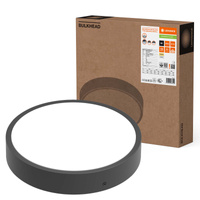 Vonkajšie priemyselné nástenné svietidlo LED 9,5 W 1220 lm 3000/4000K IP65 čiernepredsádkou Ledvance Emergency Module