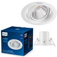 LED zapustená pod omietku 7W 420lm 2700K SceneSwitch White Pomeron Philips