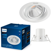 LED zapustená pod omietku 5W 330lm 2700K SceneSwitch White Pomeron Philips