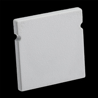 Krytka pre povrchovú montáž profilu KM38 z pevného sivého plastu