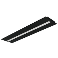 LED podhľadový panel 120x30 Žiarovka 35W 4950lm 3000K teplá biela 60° Black Kanlux