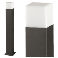 Záhradná stojaca lampa E27 sivá biela IP44 New Sanico Goldlux