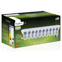 10x LED žiarovka GU10 Reflector PAR16 8W = 80W 650lm 4000K neutrálna biela 36° Stmievateľná LUMILED