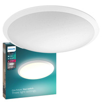 Plafond LED stropné svietidlo na povrchovú montáž 18W 4000K biela 35cm PHILIPS CAVANAL 40K