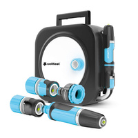 Záhradný hadicový bubon s koncovkami 3/8" 10 m + sada zavlažovačov ERGO XS CELLFAST