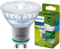 LED žiarovka GU10 reflektor PAR16 2,1W = 50W 400lm 190lm/W 2700K teplá biela 36° CLASS A UltraEfficient Philips