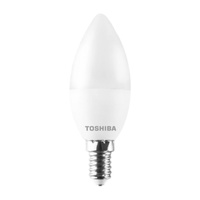 LED žiarovka E14 C37 4,7W = 40W 470lm 3000K teplá biela 220° Milky TOSHIBA