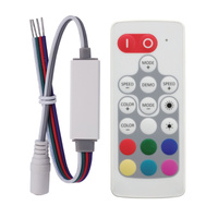 RGB LED rádiový ovládač ST06FP 5-24V 6A s diaľkovým ovládaním Kobi