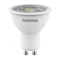 LED halogénová žiarovka GU10 5,5 W = 50 W 450 lm 4000K Neutrálny reflektor TOSHIBA