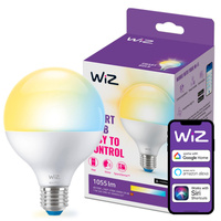 LED žiarovka E27 Sphere G95 11W = 75W 1055lm 2700-6500K TW Smart SMART WiFi Bluetooth App WiZ