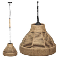 Stropné závesné svietidlo E27 béžová čierna Avera Sanico Goldlux