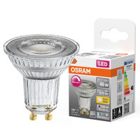 LED PAR16 reflektor GU10 6W = 46W 575lm 2700K, teplá biela CRI90 120° stmievateľný SUPERSTAR Osram