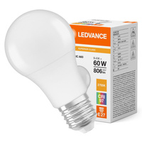 LED žiarovka E27 A60 9,4W = 60W 806lm 2700K teplá biela 180° CRI97 Ledvance