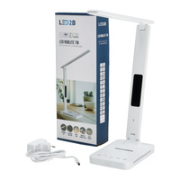 Stolná LED lampa 7W 460lm CCT 120° biela Noblite Kobi