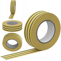 Silná PVC vodotesná izolačná páska 19 mm x 0,13 mm žlto-zelená 20 m