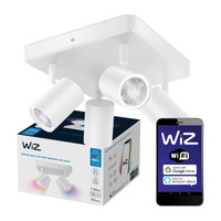 Stropné svietidlo LED SPOT 4x 5W WHITE + RGB SMART WiFi WiZ