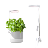 LED lampa na podporu rastu rastlín 10W 260lm 3000K, teplá biela 110° biela batéria Verdi Kobi