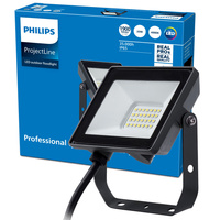 LED reflektor 20W 1900lm 4000K IP65 čierny ProjectLine Philips