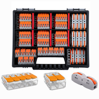 Kompletná sada rýchlospojok 100 kusov - 40x 2X4MM, 40x 5X4MM, 20x 1+1 + organizér