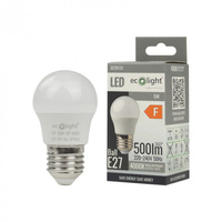 LED žiarovka guľka P45 E27 5W 450lm 4000K neutrálna biela Ecolight