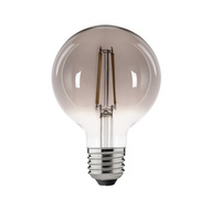 LED žiarovka E27 Edison G95 5,8W = 40W 470lm 4000K neutrálna biela Clear XLED Filament Kanlux