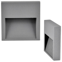 Schodiskové svietidlo 3W 50lm 4000K, neutrálna biela sivá IP44 Q LED Sanico Goldlux