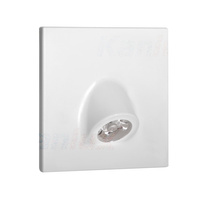 Schodiskové svetlo LED 0,7W 35lm 4000K, neutrálna biela štvorcová biela Mefis Kanlux