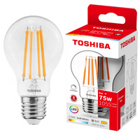 LED žiarovka E27 A60 9W = 75W 1055lm 2700K teplá biela Filament Stmievateľná TOSHIBA