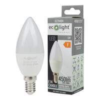 LED žiarovka B37 E14 5W 450lm 4000K neutrálna biela Ecolight