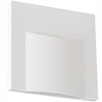 Schodiskové svetlo LED 0,8W 15lm 4000K, neutrálna biela štvorcová biela Erinus Kanlux