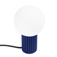 Stolová lampa G9 Round Navy Blue Moderné matné svietidlo Sollux