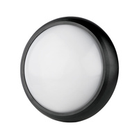 Plafond LED stropné svietidlo 12W 6400K 840lm IP54 Round Black VT-8015 V-TAC