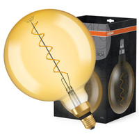 Dekoratívna žiarovka LED G200 Sphere E27 4W = 28W 300lm 2000K teplá biela 300° Vintage 1906 Osram