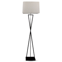 Stojacia lampa E27 Square Black 160cm Ivory VT-7912 V-TAC