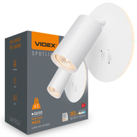 Nástenné svietidlo Bodové svietidlo 5W 380lm 2700K, teplá biela biely Videx