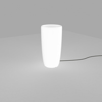 Záhradné svietidlo vonkajšie stojace E27 biele vodotesné IP44 FLOWERPOT M 9712 Nowodvorski