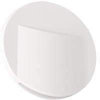 Schodiskové svetlo LED 0,8W 15lm 3000K, teplá biela biely okrúhla Erinus Kanlux