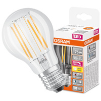 LED žiarovka A60 E27 7,5W = 75W 1055lm 2700K teplá biela CRI90 300° Stmievateľné vlákno SUPERSTAR PLUS CLASSIC Osram