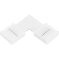 Uhlový konektor pre LED pásik 5PIN snap-on 12mm